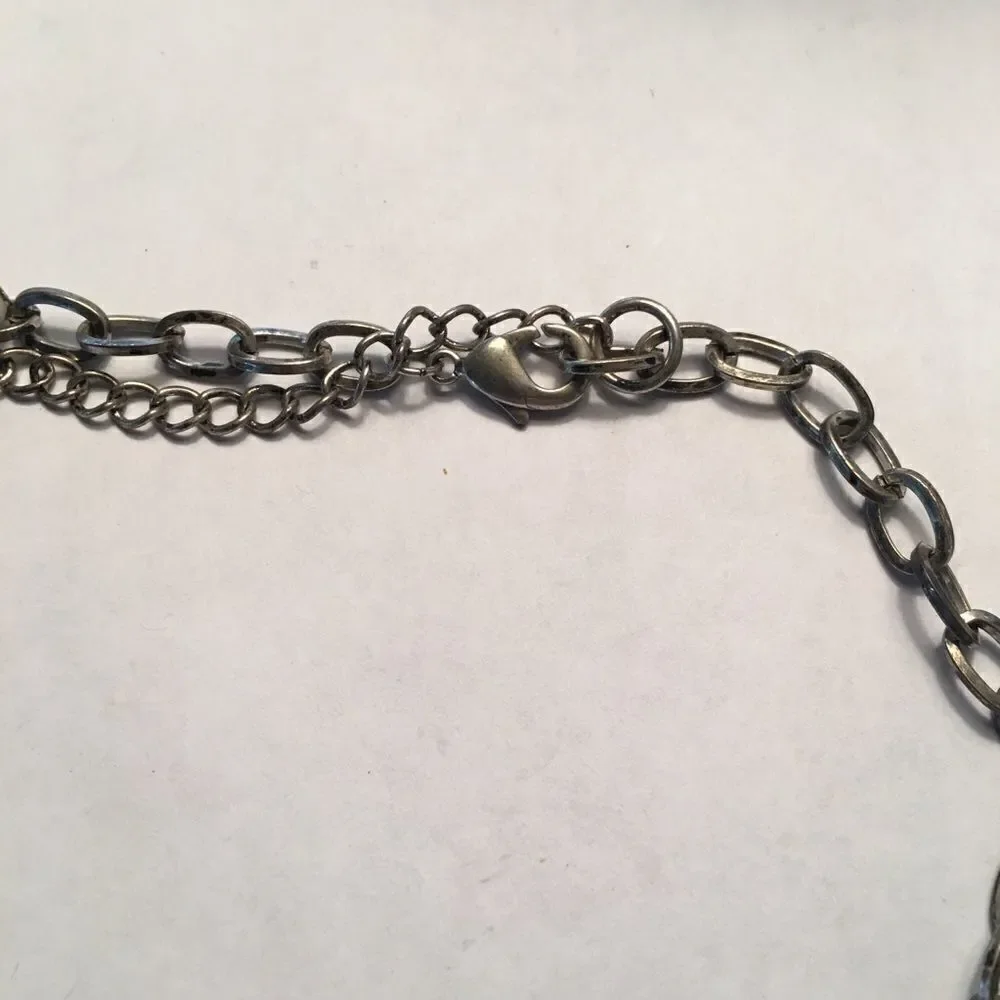 Crystal beaded necklace
